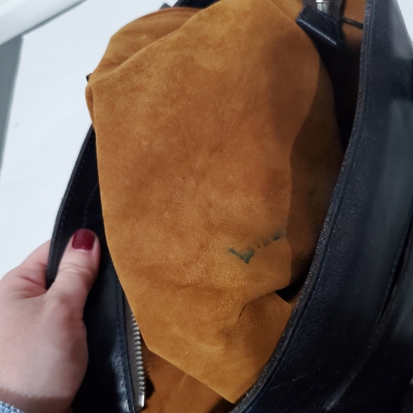 PATRICIA NASH Tote Lapis Blue Leather Handbag Purse - Picture 13 of 13